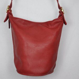 COACH VINTAGE 9085 Helen Feed Sac Bucket Leather